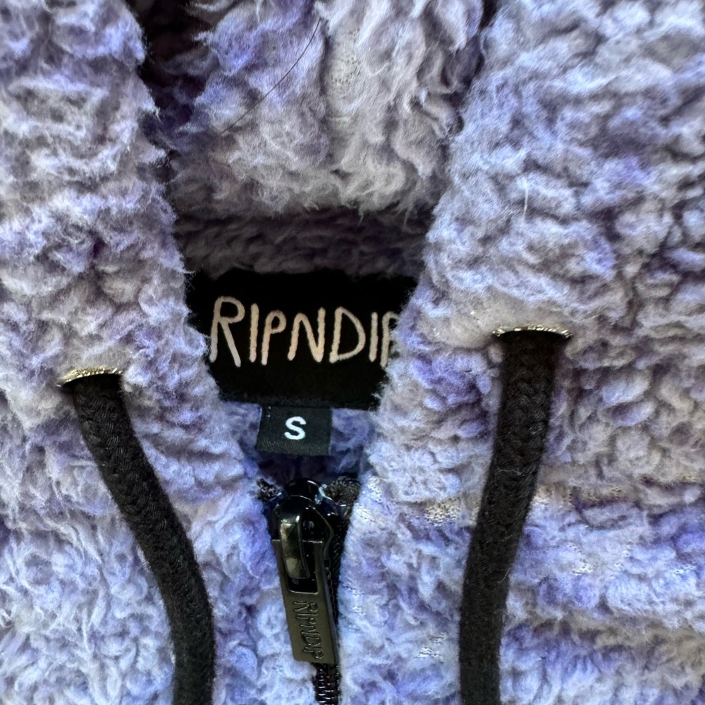 Ripndip purple sherpa hoodie - Picture 2 of 3